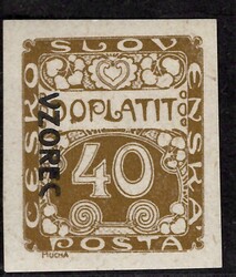 6335: Tschechoslowakei - Portomarken