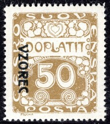 6335: Tschechoslowakei - Portomarken