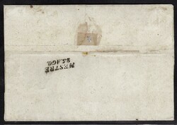 Lombardy - folded letter paid with three 5 Centes stamps in ochre ...