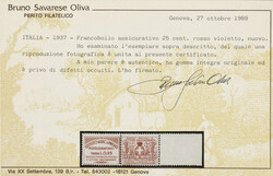 1936. Terza emissione. La serie di sette valori nuovi con gomma ...