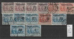 Portomarken - Aufdrucke - sehr gute Erhaltung - kat. 130 EU