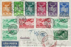 Zeppelin Brief nach Brasilien 1937 -sehr dekorativ