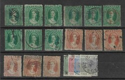 19 st. alte Marke - Victoria - Farbe ,Wz. - gute Erhaltung - kat. ...