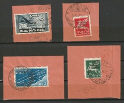 1945, C.L.N. Imperia, "Airmail", the complete set, used, each value ...