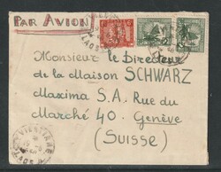 1948, airmail cover from Vientiane to Geneve, very attractive ...
