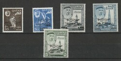 1966, "overprinted", complete set, MNH, luxus, very scarce!