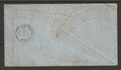 1862, cover from Calcutta to Peterborough, franked with 4 anna black ...