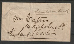 1880, "Lady cover", from Cotacamund to Chester franked with a block ...
