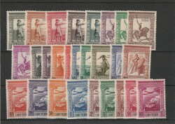 1938, Definitive set, complet, MNH/Hinged, very fine