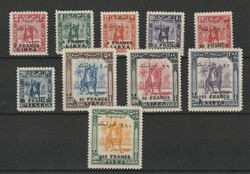1951, "Issue for Fezzan", the complete set, MNH, luxus quality, ...