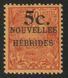 1920, 10C. Overprinted on first type without "condominium", hinged, ...