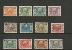 1912, "I Year Republic", the complete set, hinged, some minimal paper ...