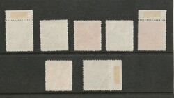 1950, "Definitves", the complete set, wihout gum as issued, very fine ...