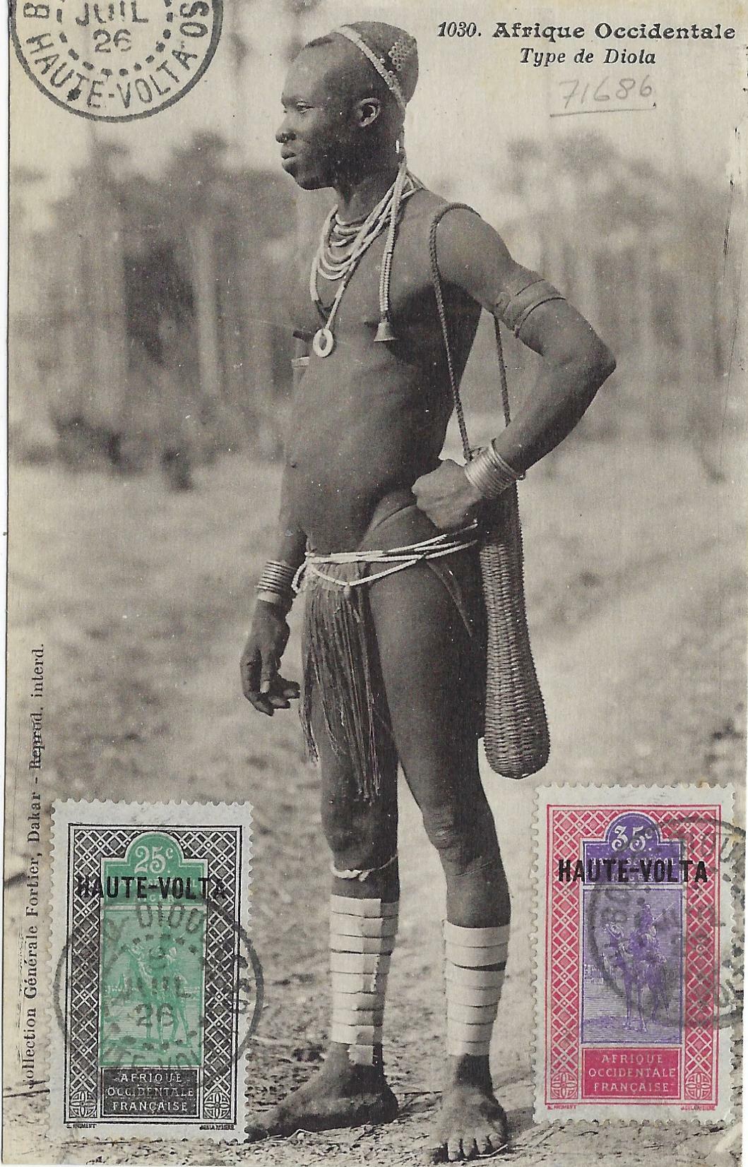 Upper Volta 1926 Bobo-Dioulasso Picture Postcard Sent to Leiden ...
