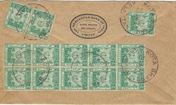 Malaya Kelantan 1937 Kota Bharu Envelope Sent via “Imperial ...