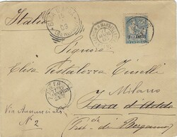Zanzibar French Offices 1903 Zanzibar Envelope Single Letter Rate ...