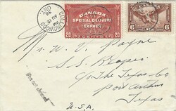 Canada 1936 Cillingwood Ontario Envelope Sent via Special Delivery to ...