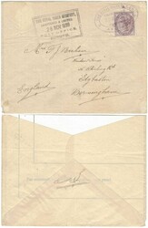 Niger Coast 1899 Abutshi Envelope Sent to Birmingham, England via ...