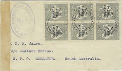 New Guinea 1918 (23 December) Morobe Envelope Censored & Sent to ...