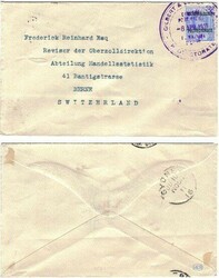 Gilbert & Ellice Islands 1911 Funafuti Envelope Single Letter Rate ...
