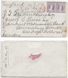 South Africa Natal 1867 Pietermaritzburg Envelope Sent toEngland ...