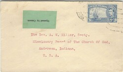 Cayman Islands 1940 Georgetown Envelope Censored Sent to the United ...