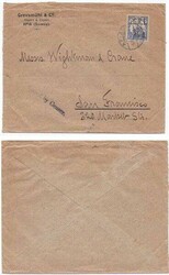 Samoa 1914 Apia Under New Zealand Occupation Corner Envelope ...