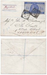 Great Britain 1882 Liverpool Envelope Registered &amp;Locally Sent ...