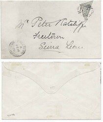 Sierra Leone 1888 Freetown Envelope Addressed Locally Bearing ...
