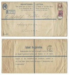 Levant British 1909 Constantinople 40 Paras Postal Registration ...