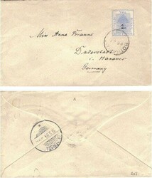 South Africa Orange Free State 1899 Bothaville Sent to Hanover ...