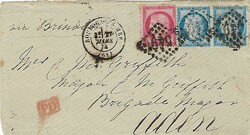 France 1874 Boulougne Envelope Sent to Aden via Steamer Point Bearing ...