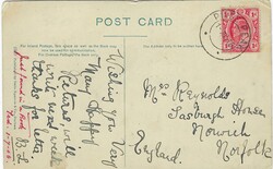 Swaziland 1908 Piggs Peak Picture Postcard Sent to Norfolk, England ...