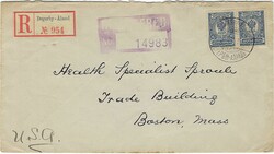 Finland 1913 Degerby, Aland (Island) Envelope sent Registered to the ...