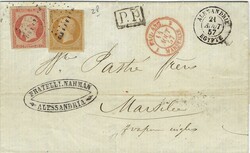 2590: Französische Post in Ägypten - Alexandria