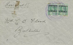 Gilbert &amp; Ellice Islands 1911 Tarawa Envelope Internal &amp; ...