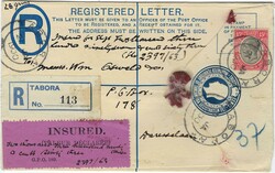 Tanganyika 1930 Tabora 30¢ Postal Registration Envelope H&amp;G C3 ...