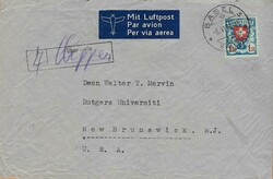 Switzerland 1940 (6 June) Basel Envelope Sent via Airmail via ...