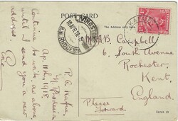 Rhodesia 1918 Kafue Picture Postcard Sent to England Bearing Solo 1d ...