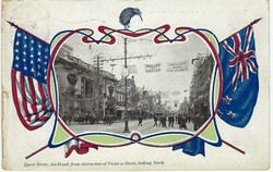 New Zealand 1908 Auckland Commemorative Picture Postcard “Queen ...