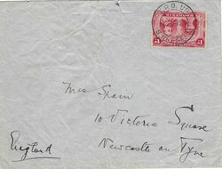 Rhodesia 1914 “T.P.O. UP” Envelope Sent by the British South ...
