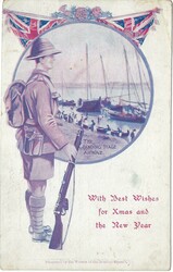 India Used Abroad 1917 F.P.O. 11 at Baghdad Patriotic Picture ...