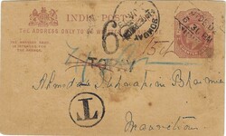 3005: India - Postal stationery