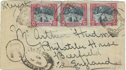 Jamaica 1903 Up Camp Park Envelope Registered Sent to England Bearing ...