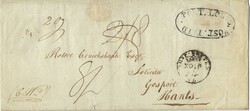 Mauritius [1819] Port Louis Wrapper (No Enclosure) Rated at 2oz. Sent ...
