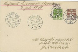 Greenland 1949 (3 July) Incoming Flight ex Copenhagen to Greenland ...