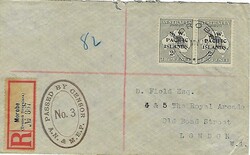 New Guinea 1919 Morobe Envelope Sent Registered & Censored to London ...