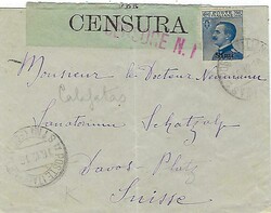 Italian – Aegean Islands 1916 Simi Envelope Single Letter Rate ...