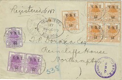Boer War 1900 Jacobsdal Orange River Colony Envelope Sent Registered ...