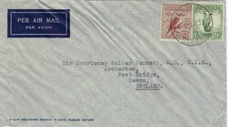 Australia 1935 Sydney Envelope Airmail Sent to England Bearing 1/-, ...
